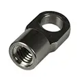 Eyelet end fitting for heavy duty gas springs