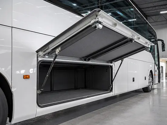 gas springs for Bus luggage compartment doors